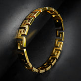 Golden Greek Key Bangle
